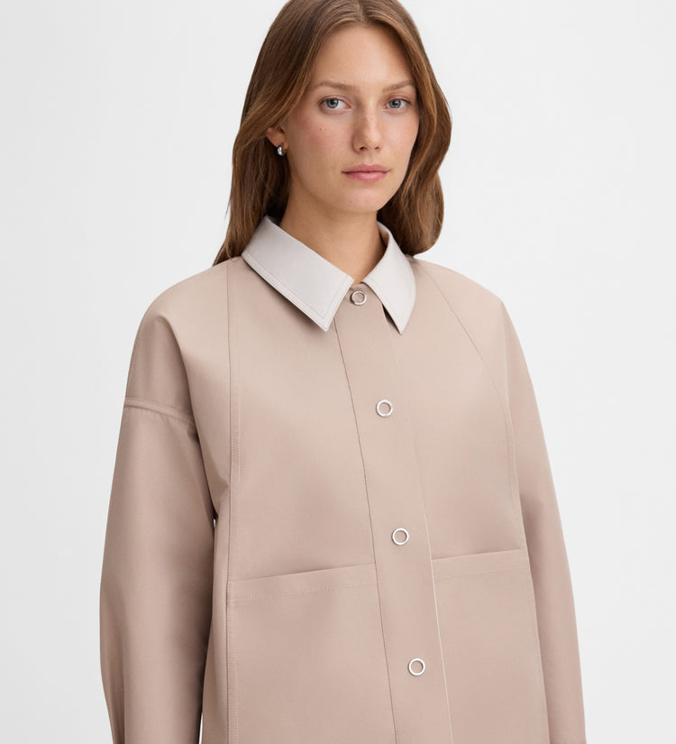 Parka courte réversible