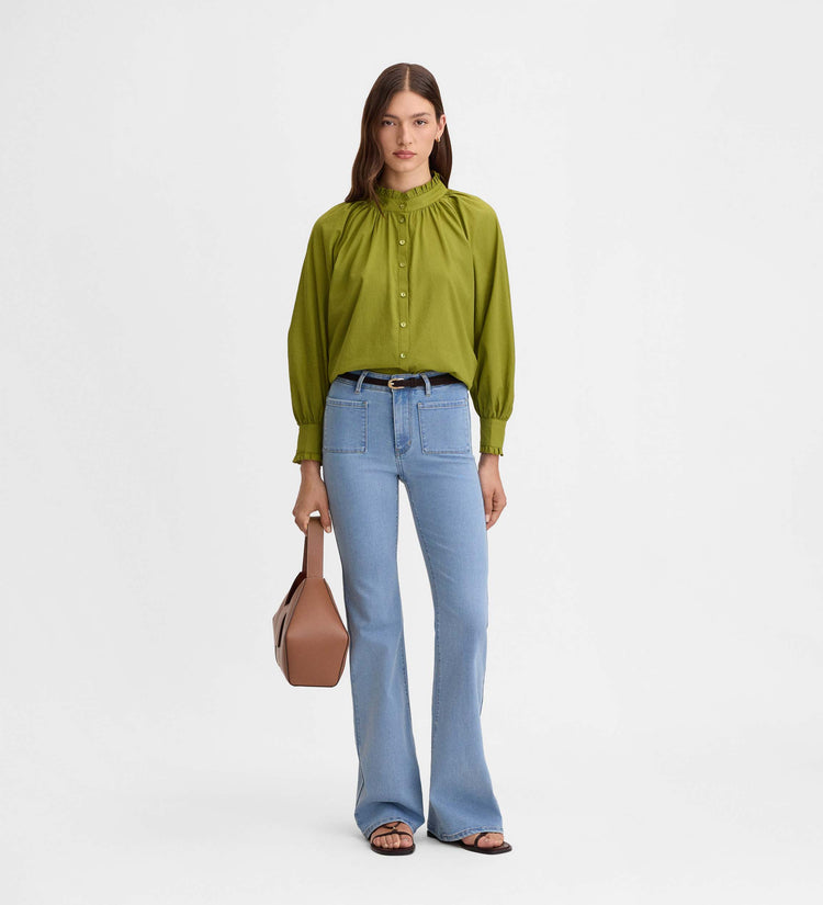 Pantalon poches plaquées