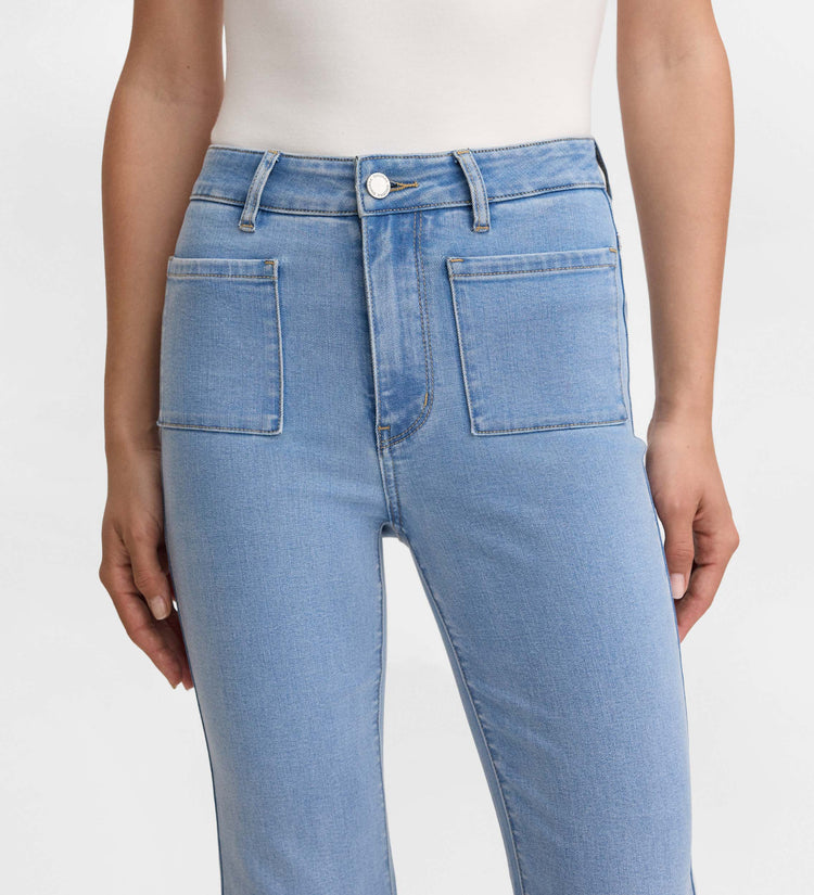 Pantalon poches plaquées