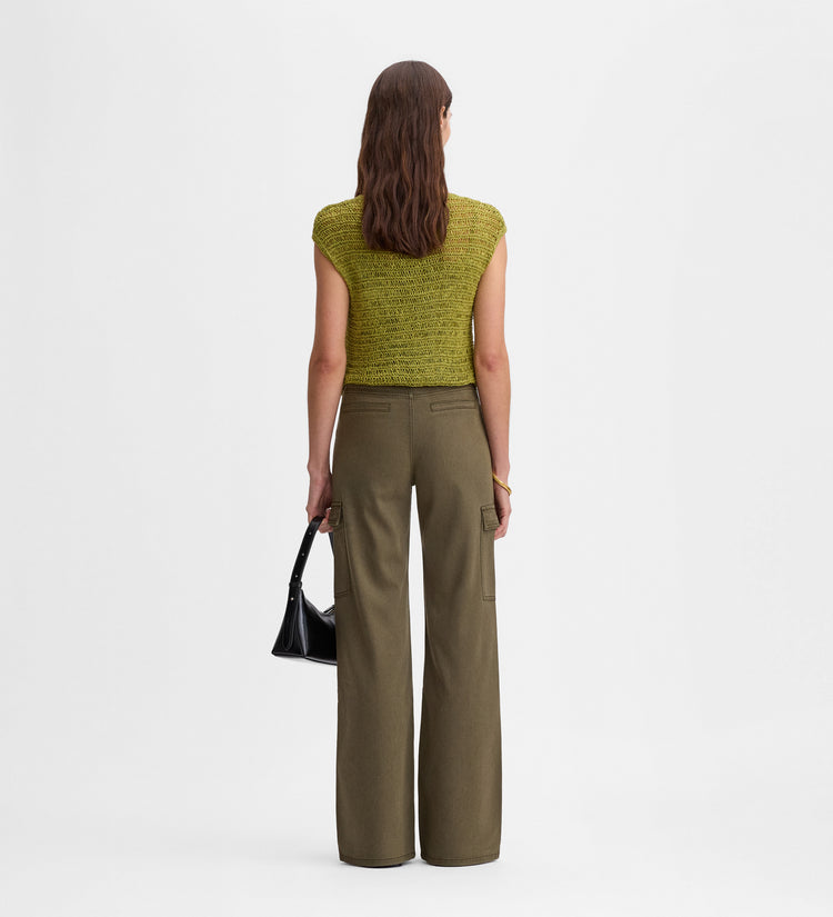 Pantalon cargo en jean