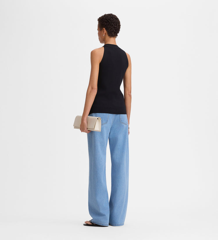 Top punto halter hebilla