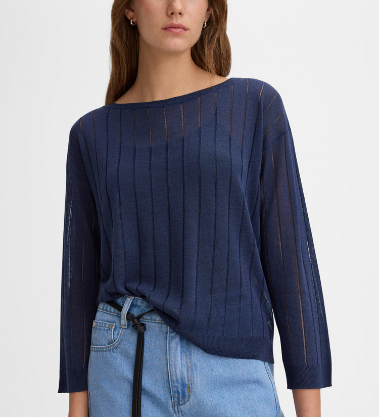 Jersey holgado calados
