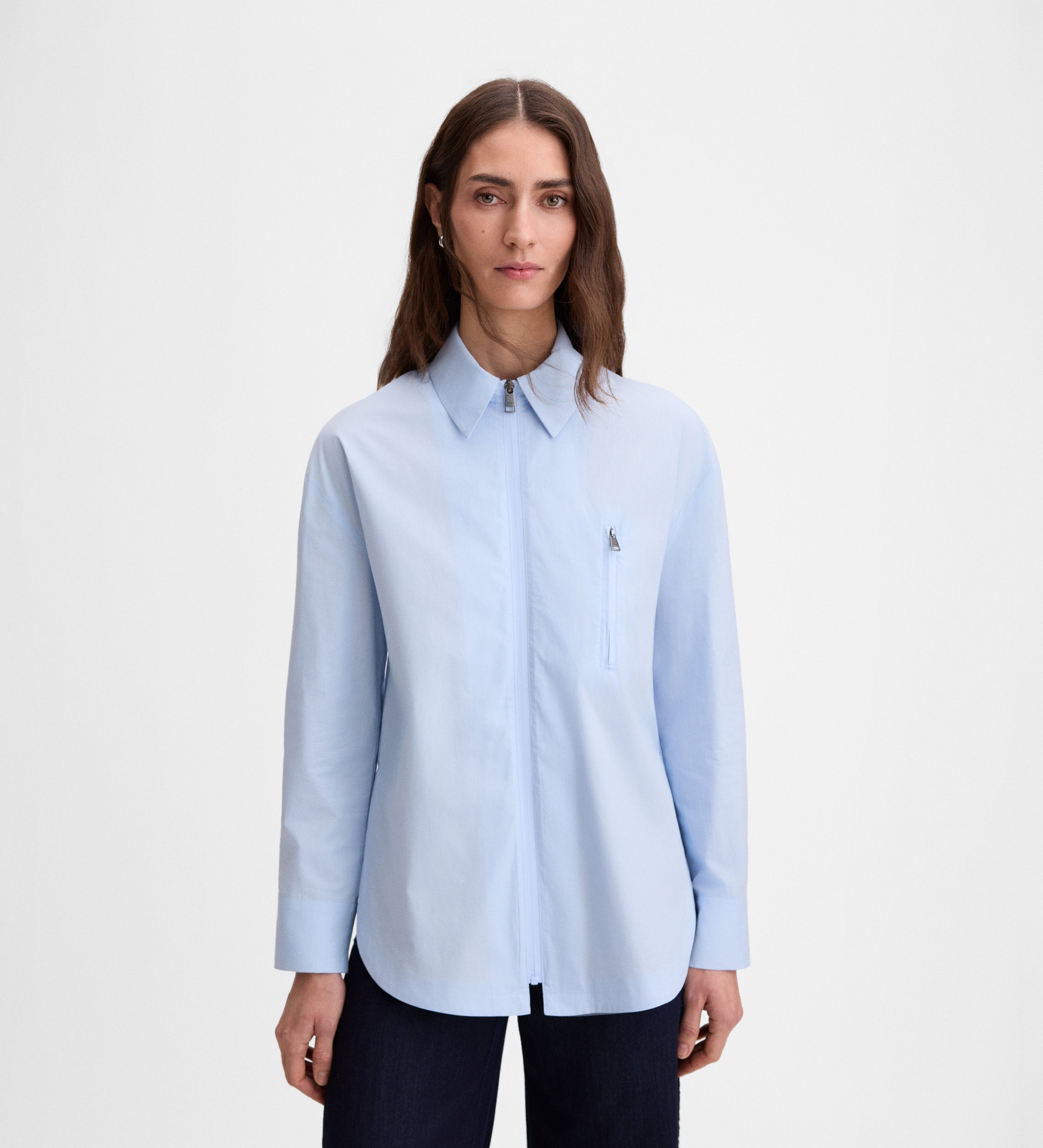 Camisa con cremallera