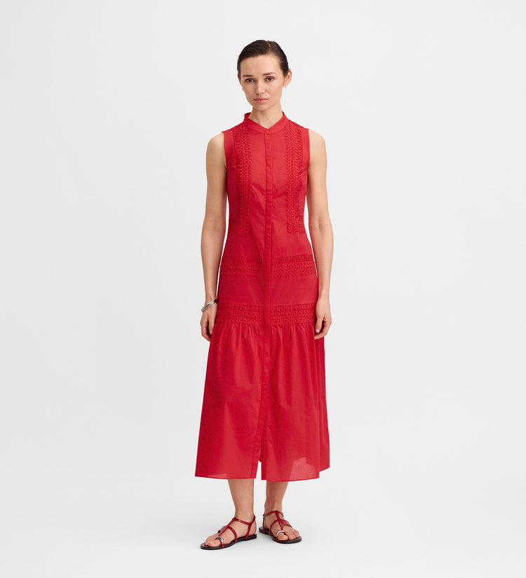 Vestido midi puntillas