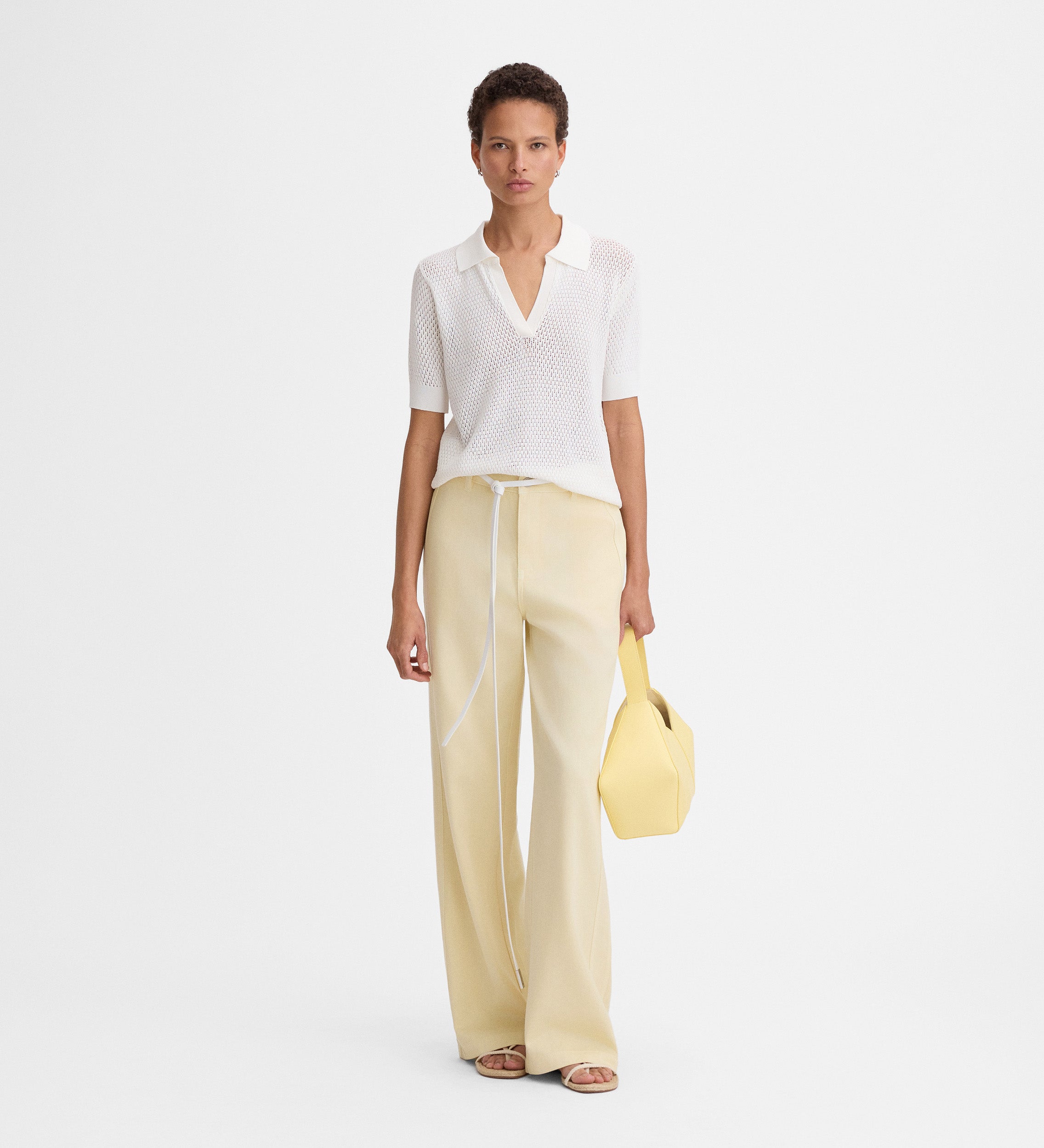 Pantalón recto ancho