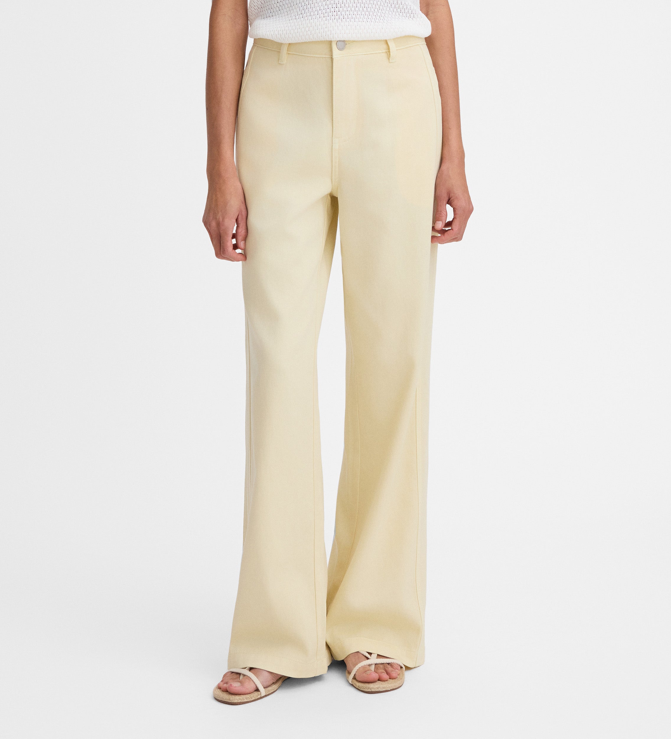 Pantalón recto ancho