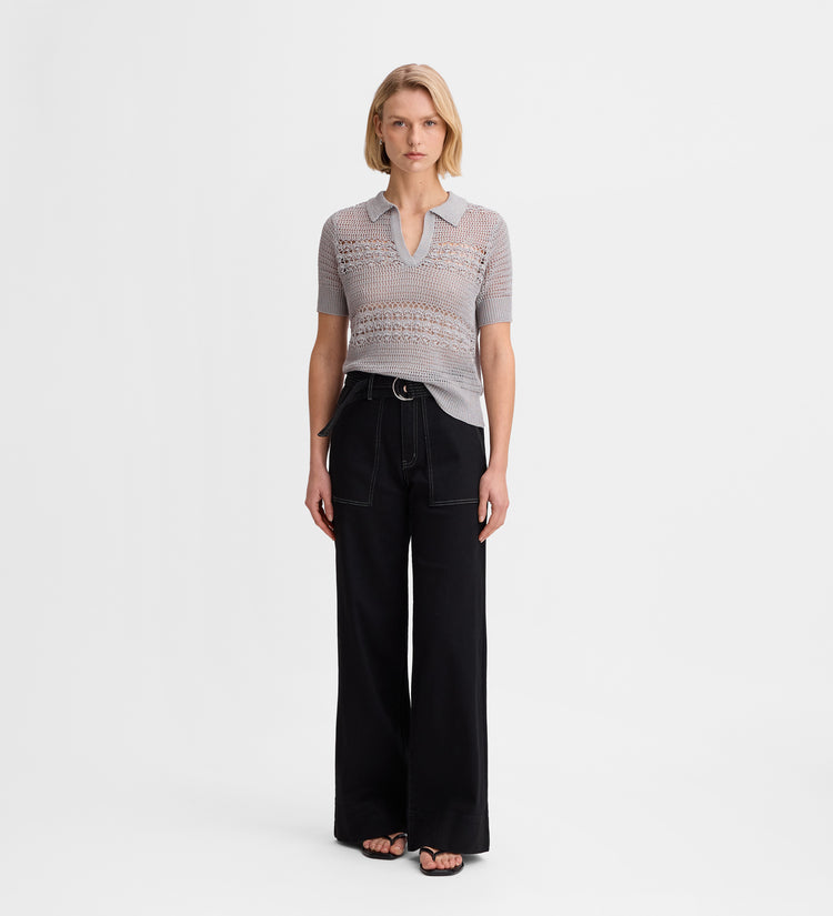 Denim pants stitching