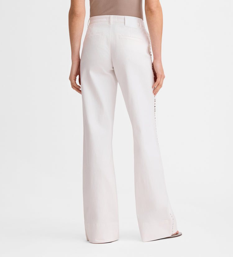 Rivet straight jeans