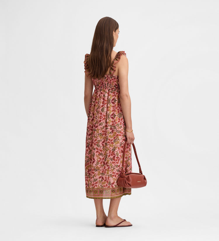 Printed strappy dress