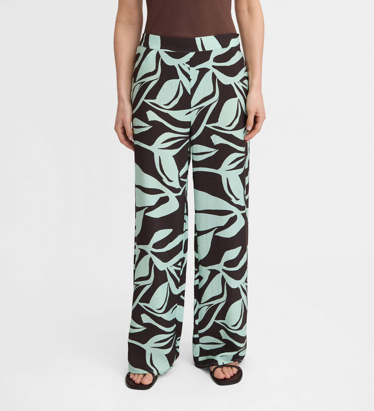 Flowy printed pants