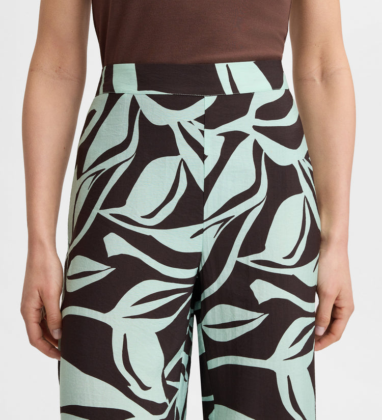 Flowy printed pants