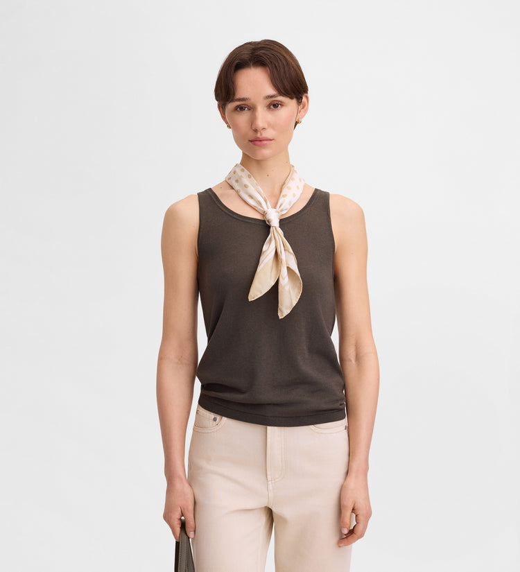 Foulard en soie imprimé