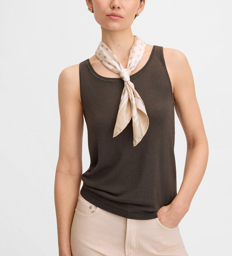 Foulard en soie imprimé