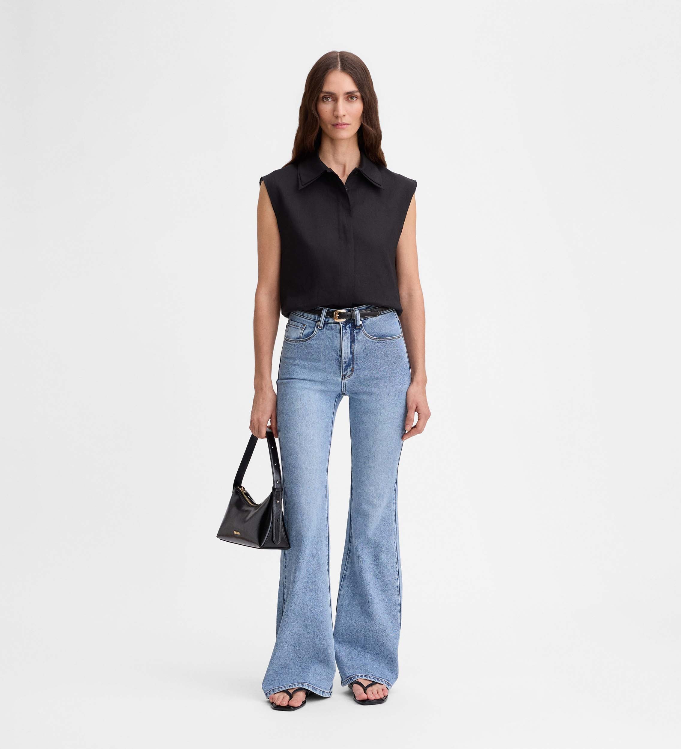 Flared jeans