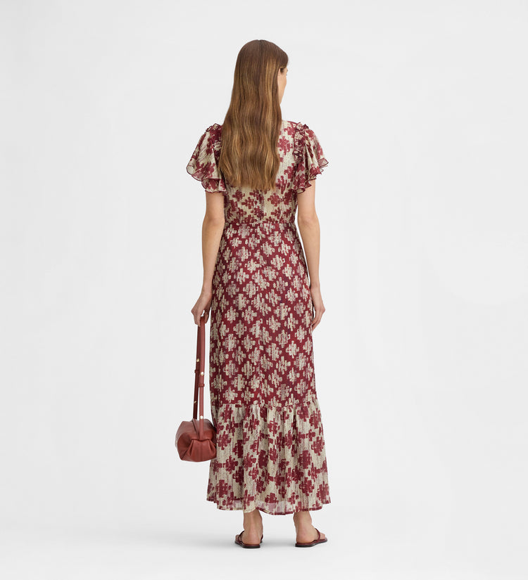 Flowy printed dress