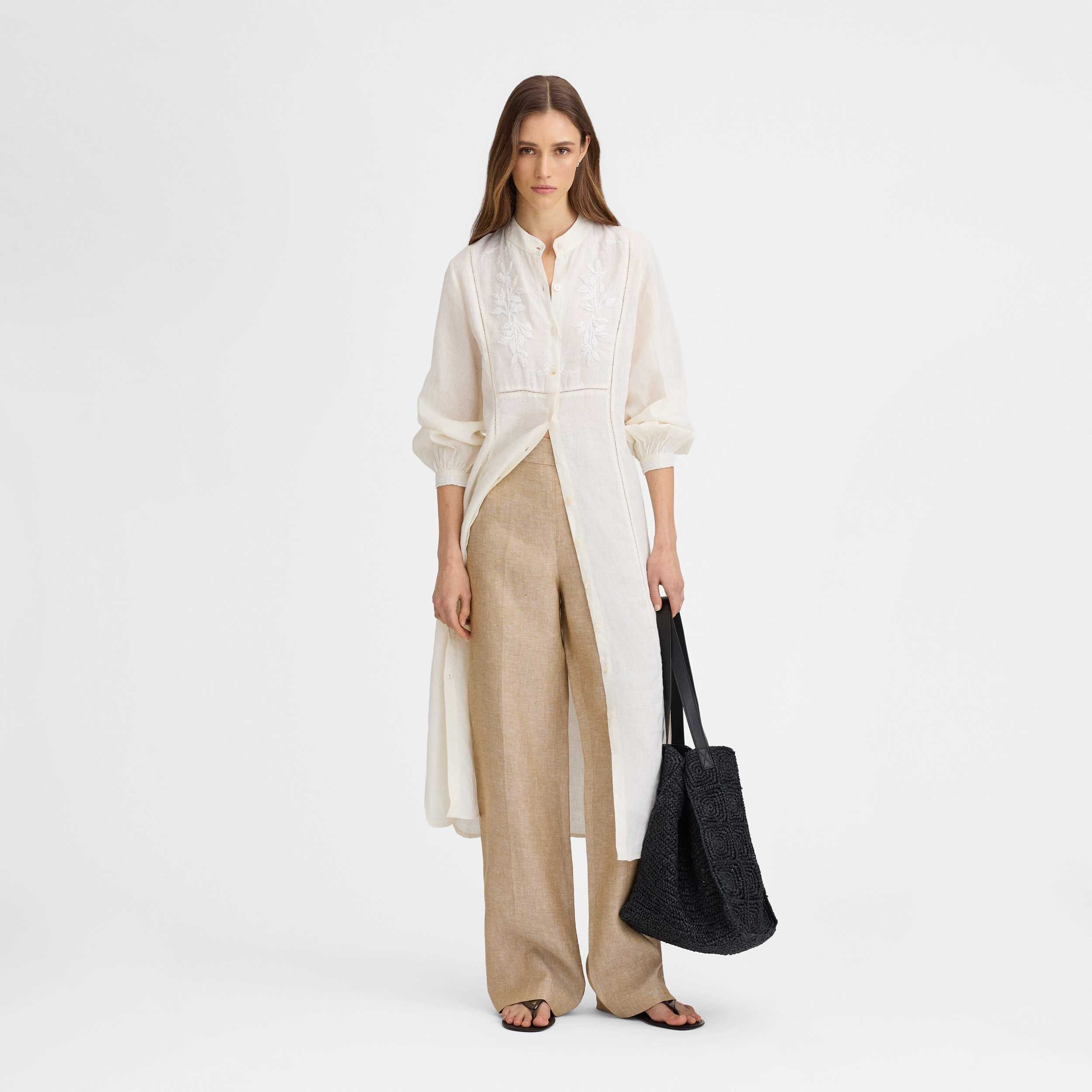 Vestido lino kaftan
