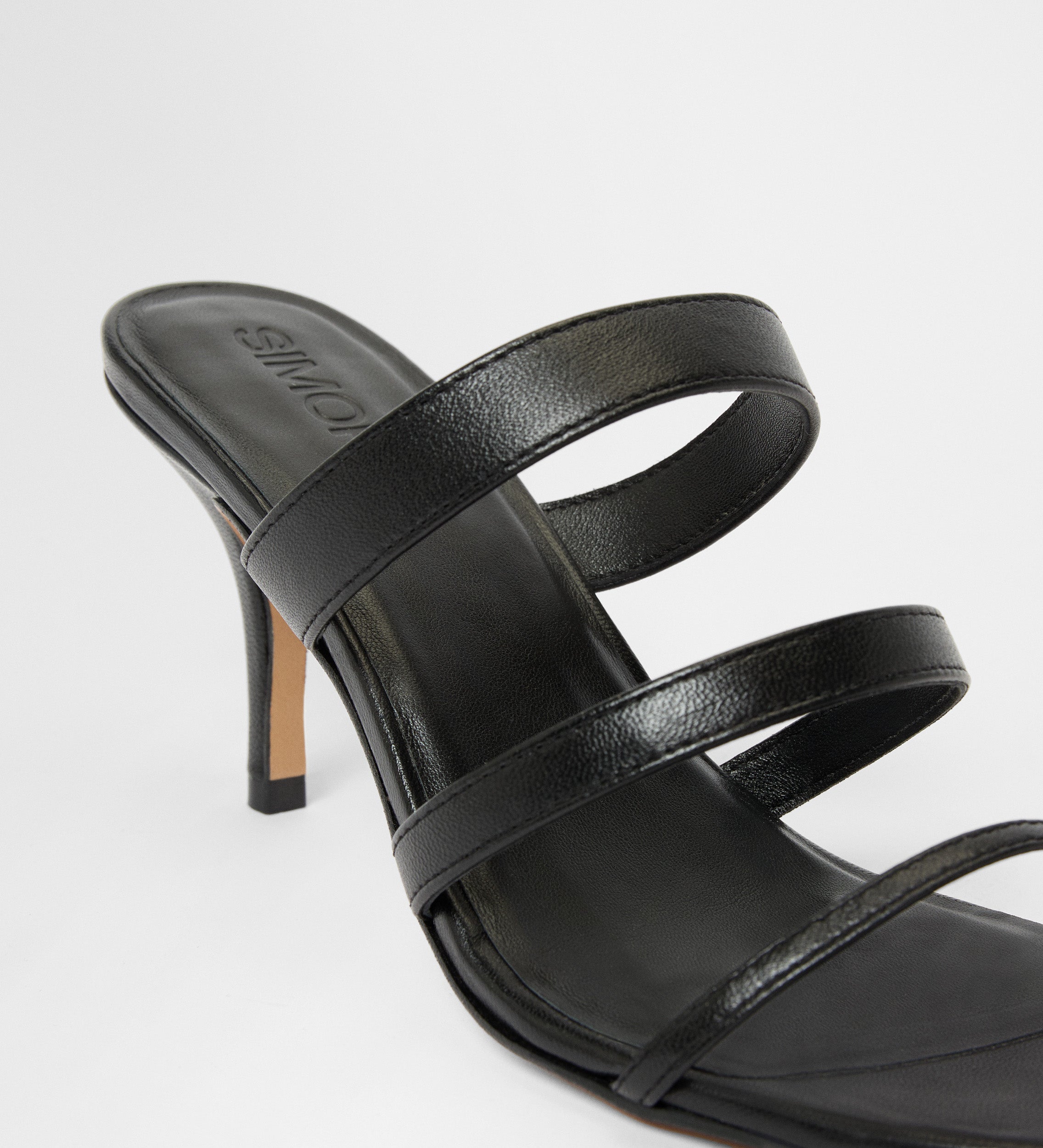 Strappy heeled sandal
