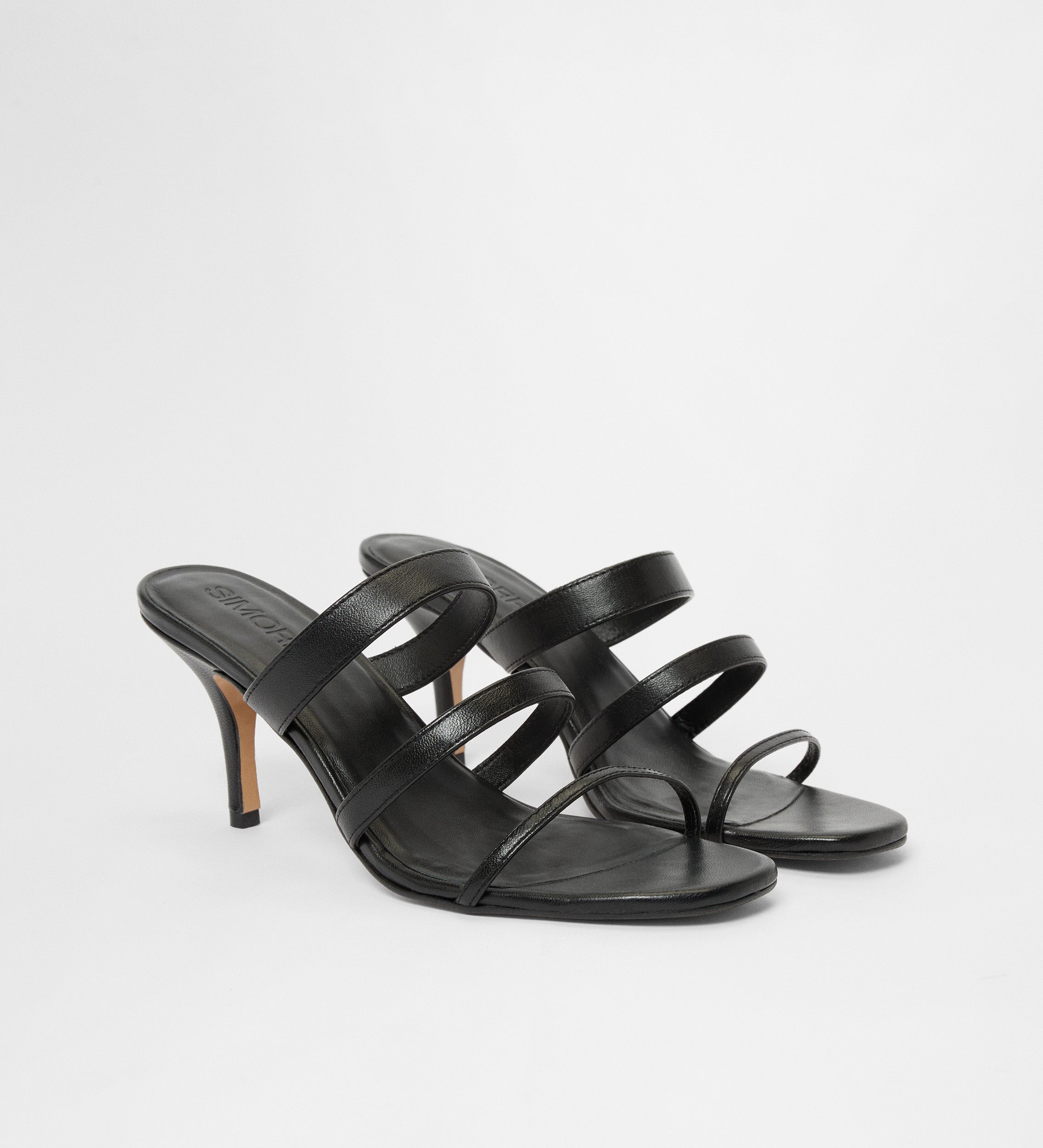 Strappy heeled sandal