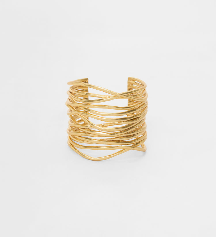 Tubular strip bracelet