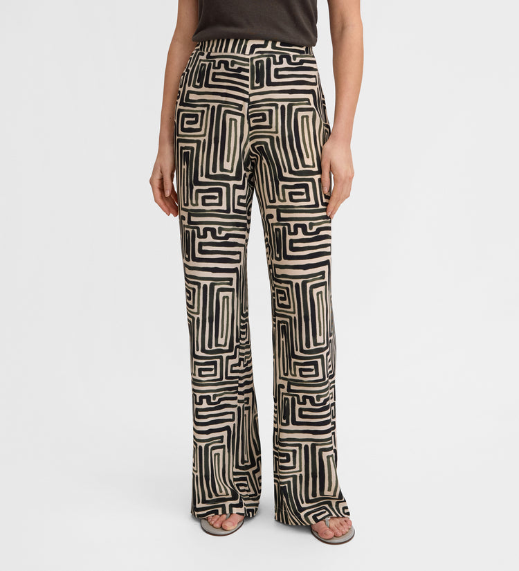 Pantalon imprimé fluide