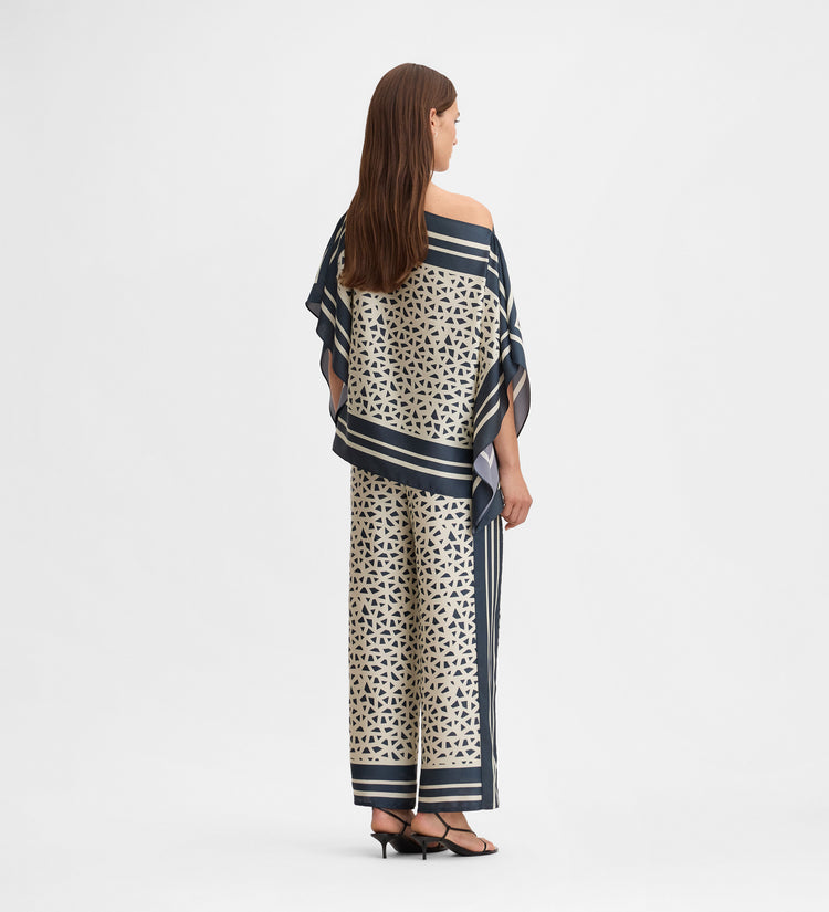 Pantalon imprimé fluide