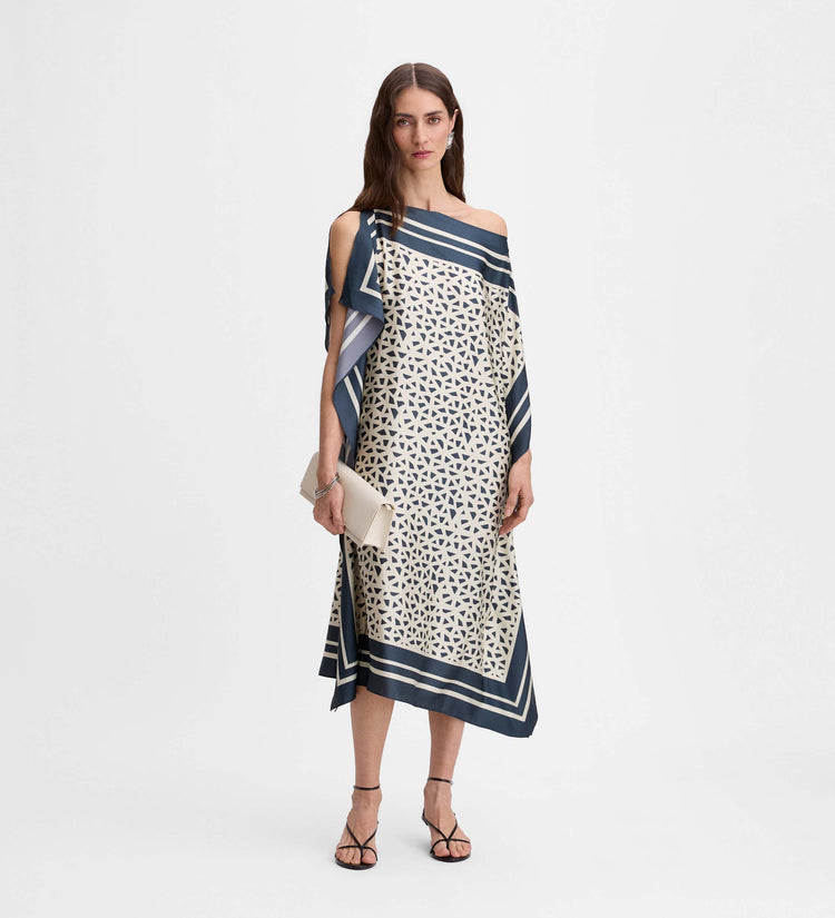 Vestido estampado pañuelo