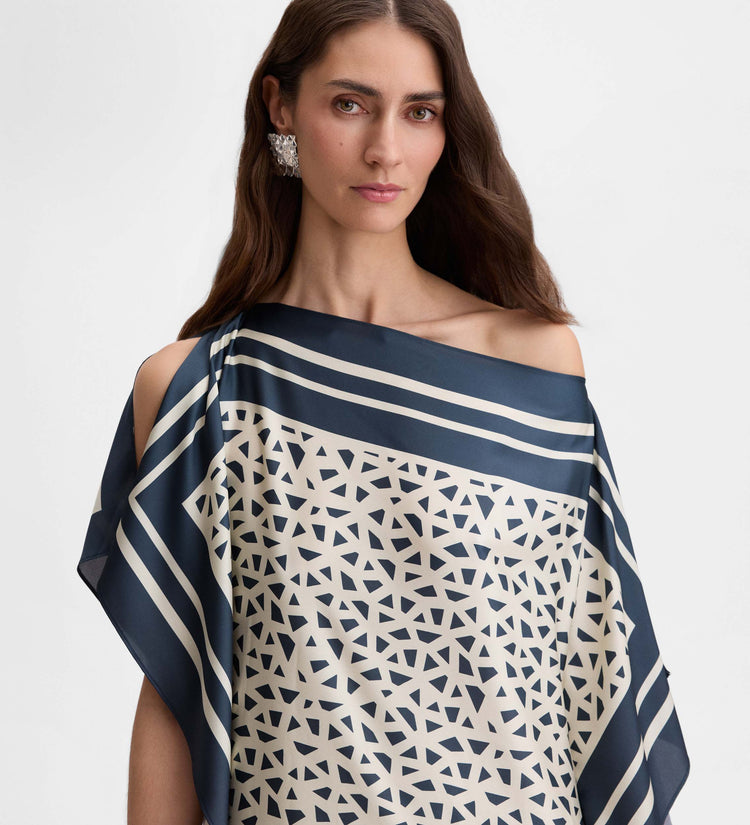 Vestido estampado pañuelo