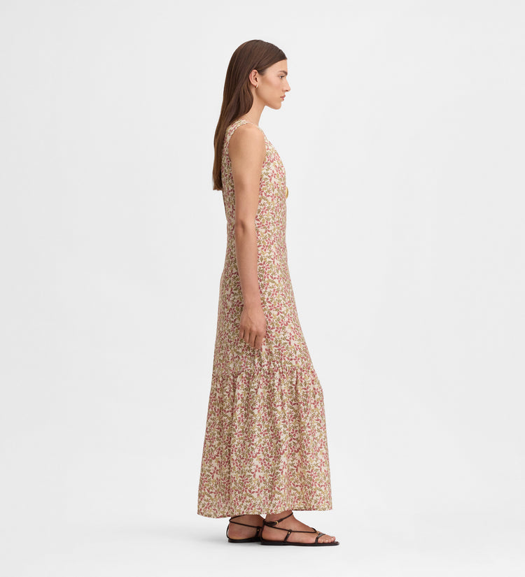 Flowy printed dress