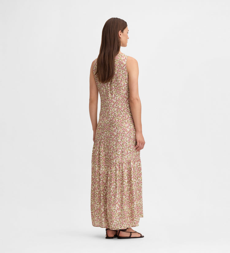 Flowy printed dress