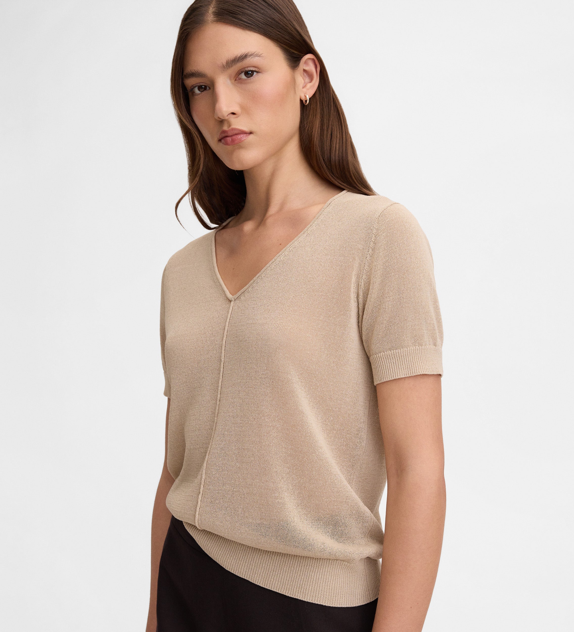 V-neck top
