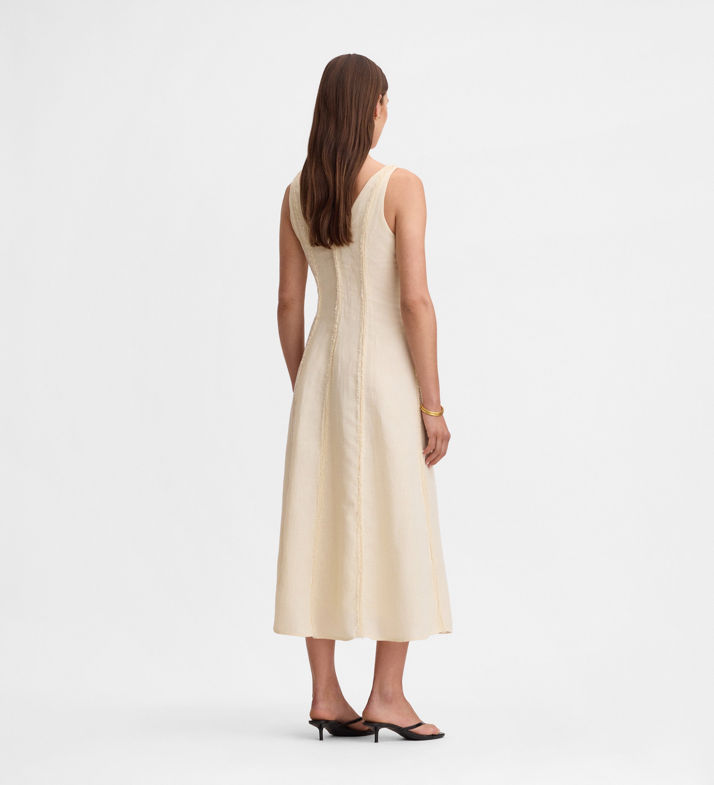 Vestido detalle desflecado