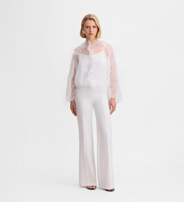 Organza bomber jacket