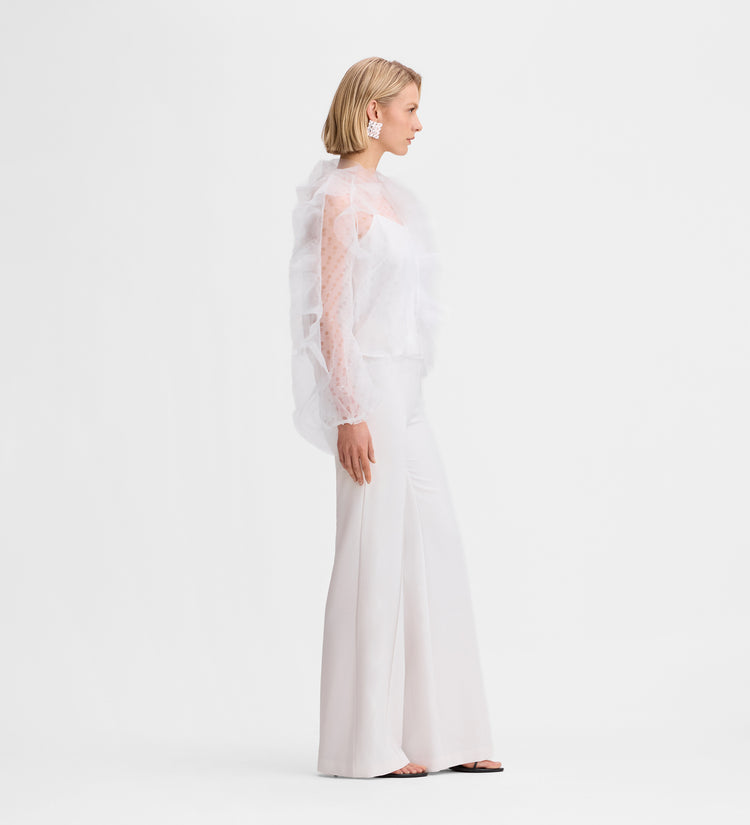 Organza bomber jacket
