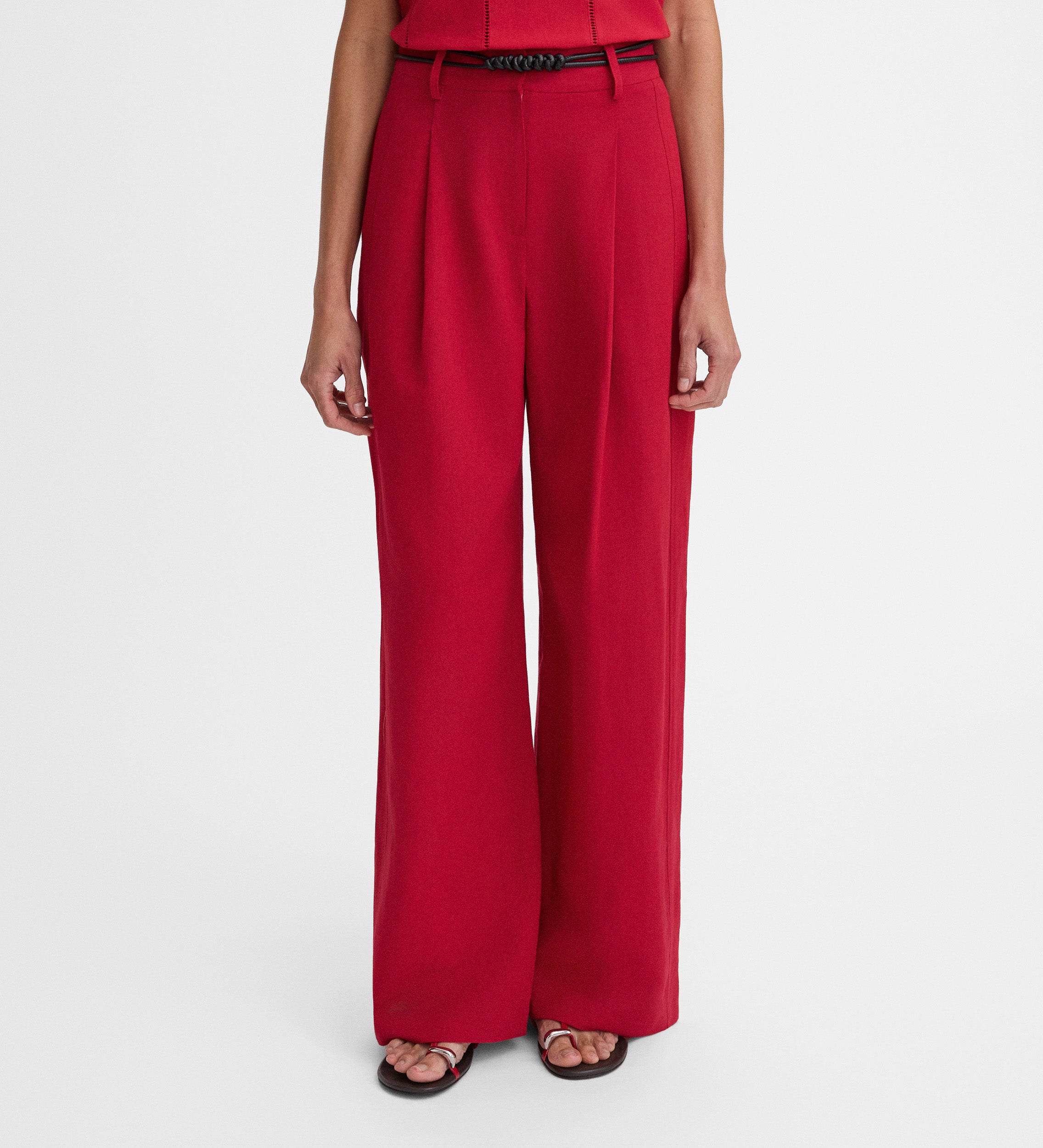 Pantalón ancho pinzas