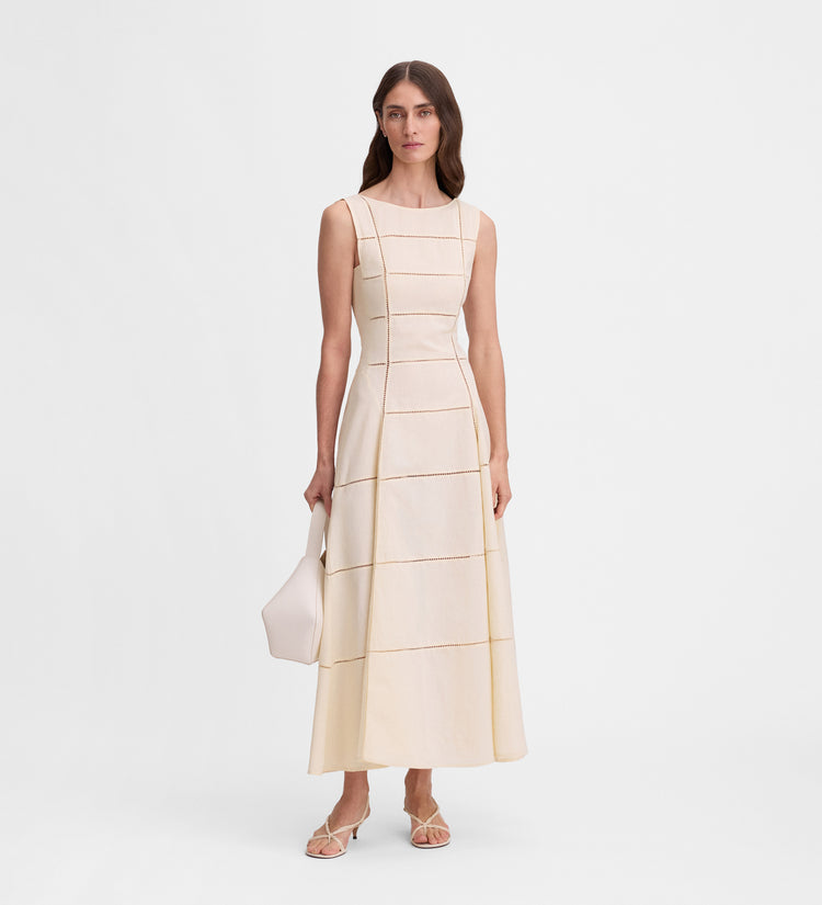 Long linen dress