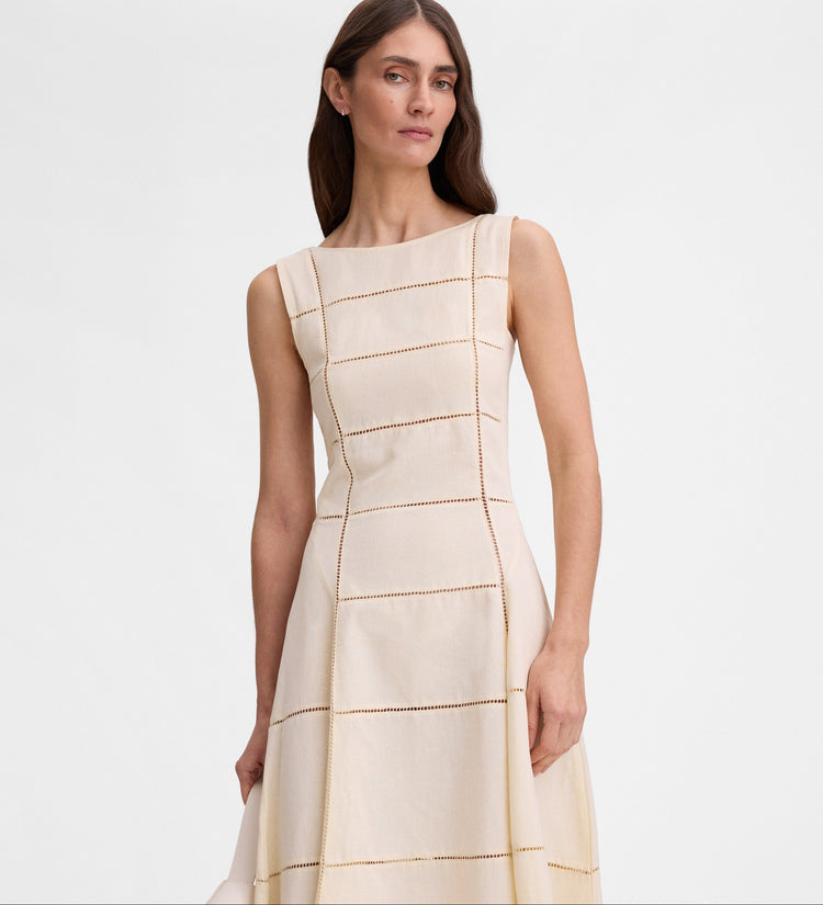Long linen dress