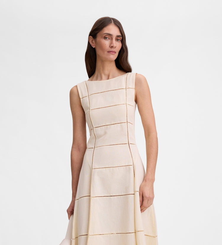 Long linen dress