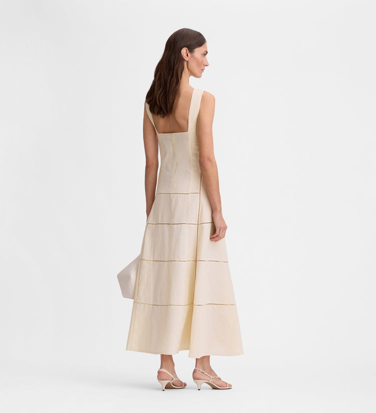 Long linen dress