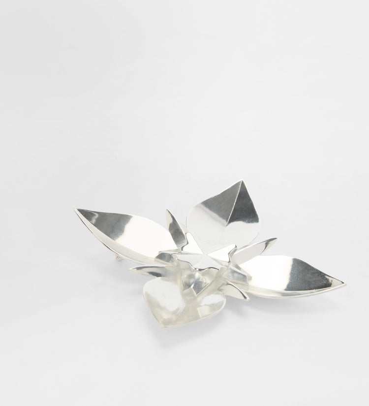 Broche flor geométrica