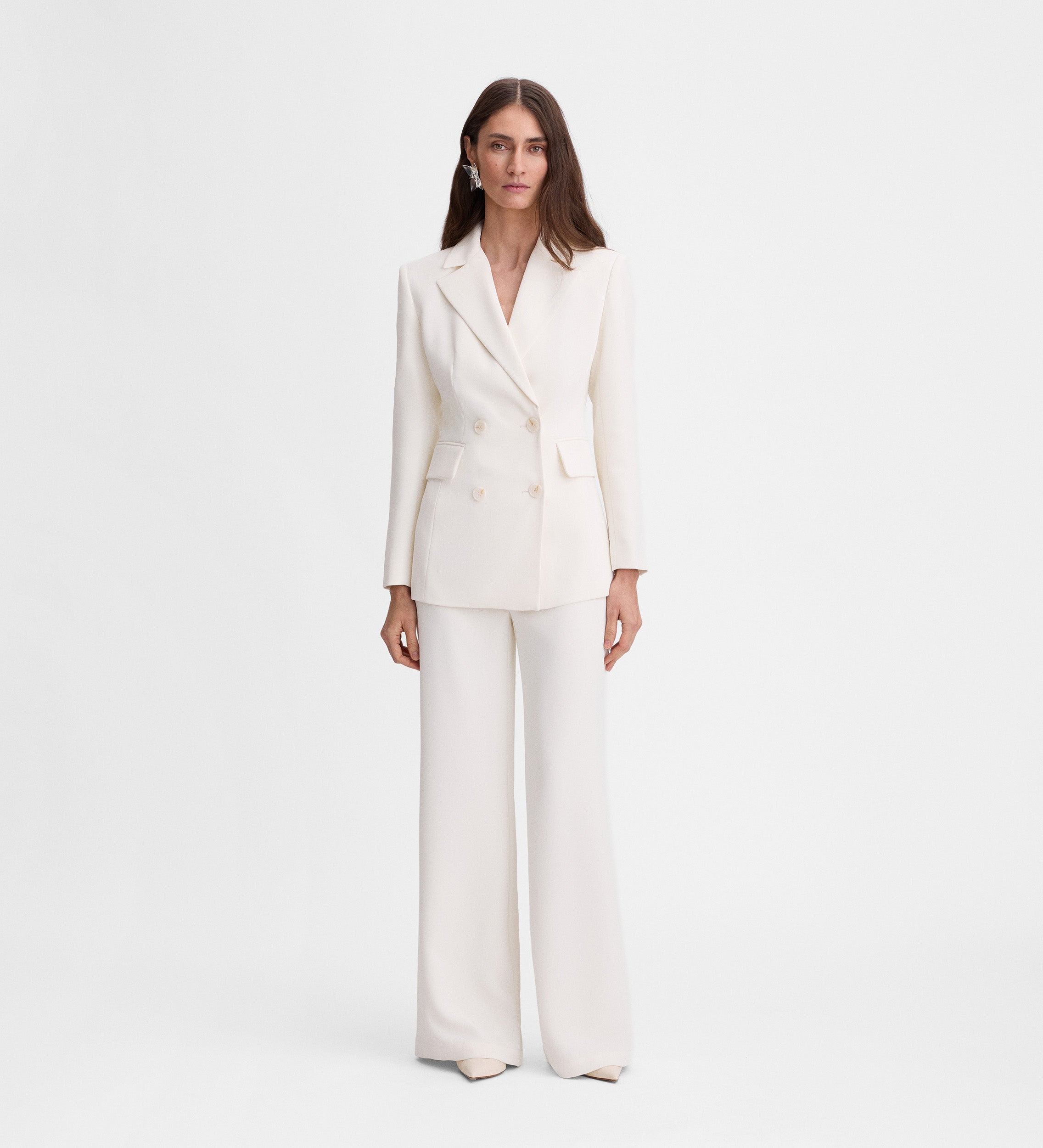 Americana entallada doble cruce