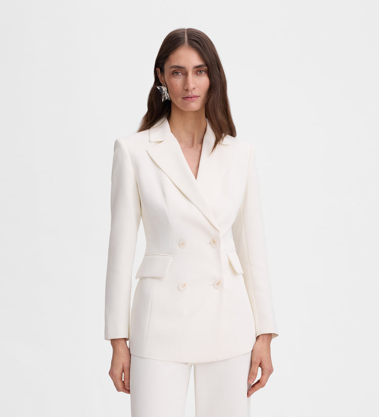 Double-breasted tailored jacket