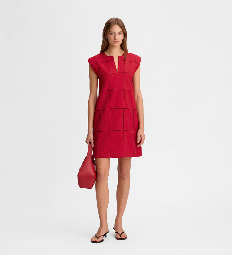 Linen mini dress