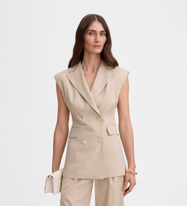 Double-breasted waistcoat