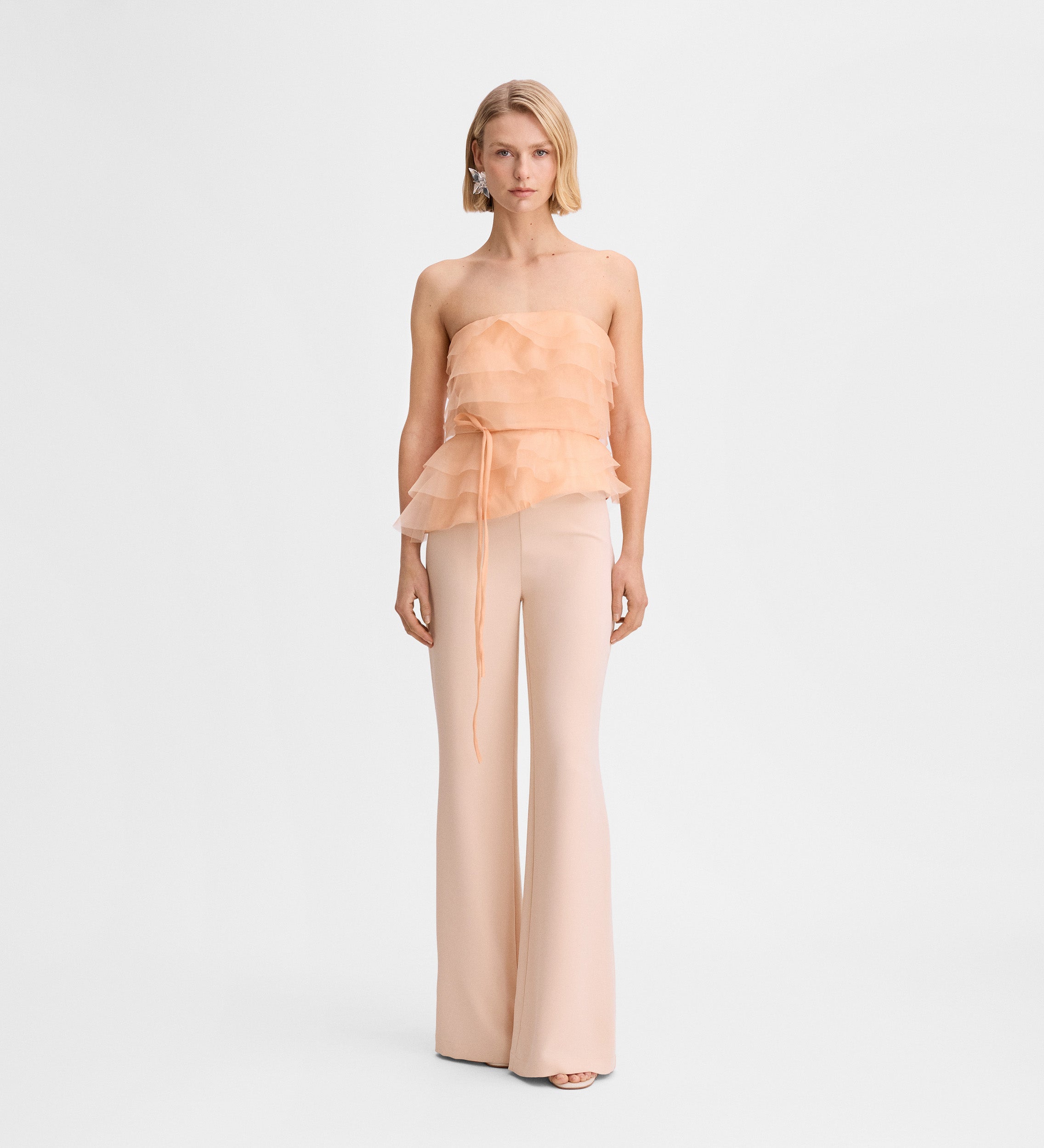 Top palabra honor organza