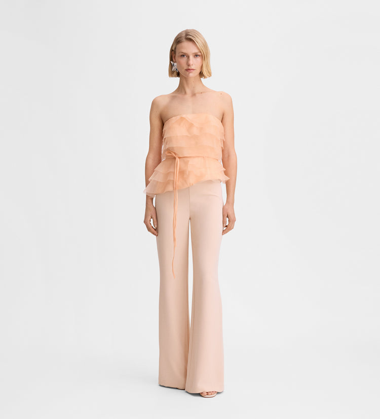 Top palabra honor organza