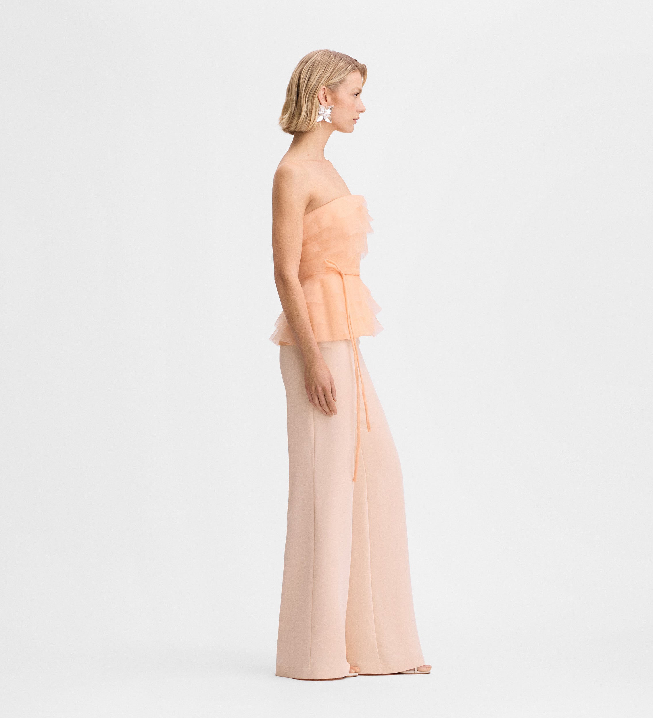 Top palabra honor organza