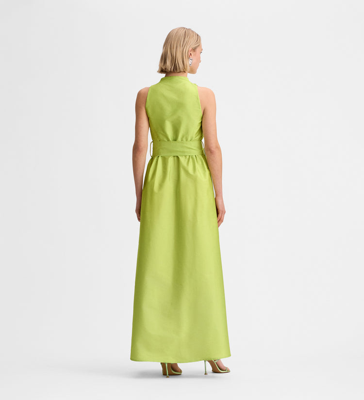 Robe longue en taffetas