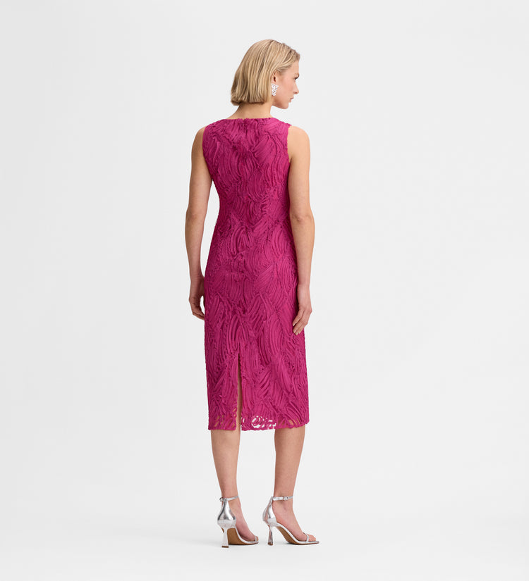 Robe ajustée brodée