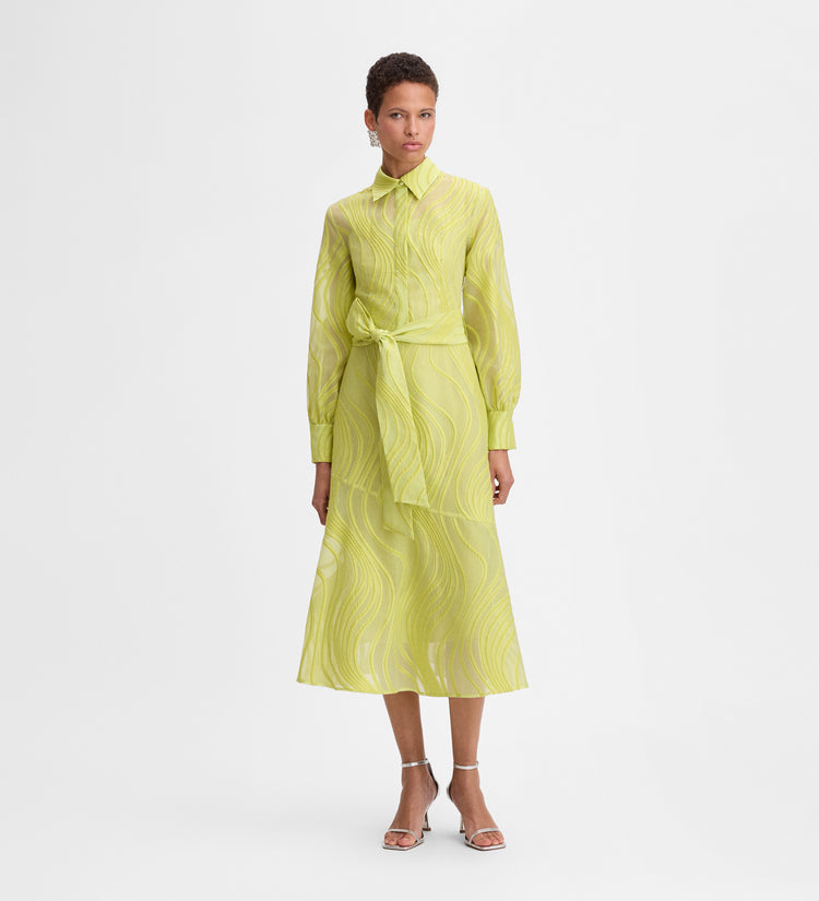 Robe-chemise midi