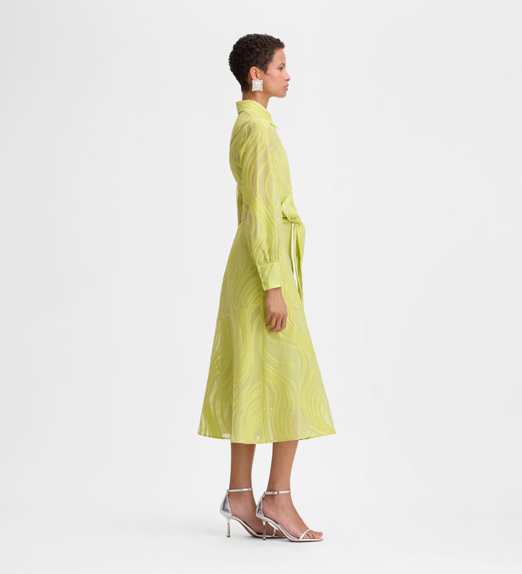 Robe-chemise midi